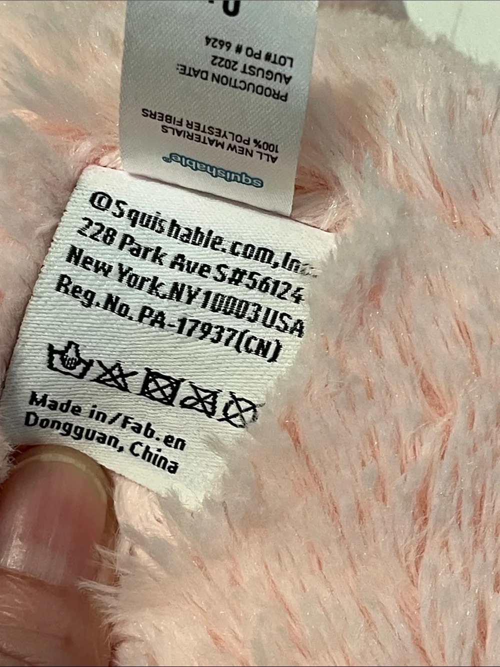 Squishable Mini Flyying Pink Piglet Plush.